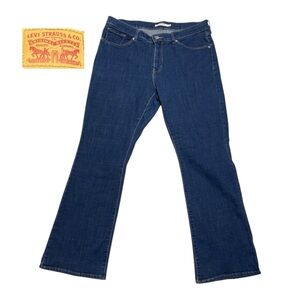 Levi's Dark Blue Classic Bootcut Jeans Size 12